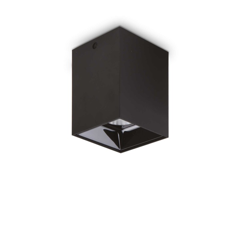 Ideal Lux NITRO PL SQUARE D07 NERO Mod. 206028 Lampada Da Soffitto 1 Luce