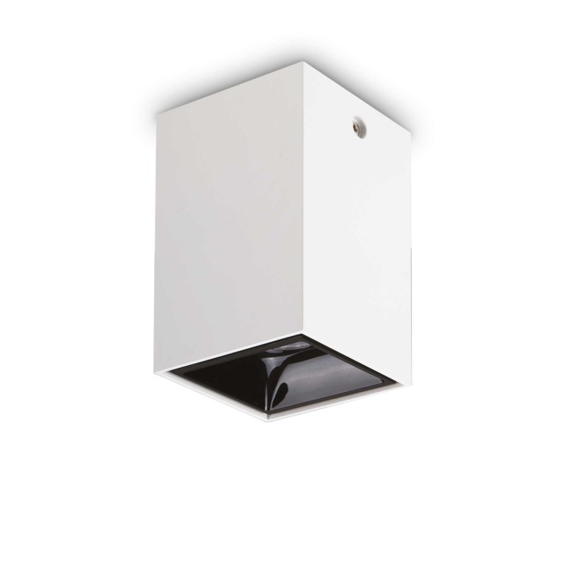 Ideal Lux NITRO PL SQUARE D10 BIANCO Mod. 319575 Lampada Da Soffitto 1 Luce