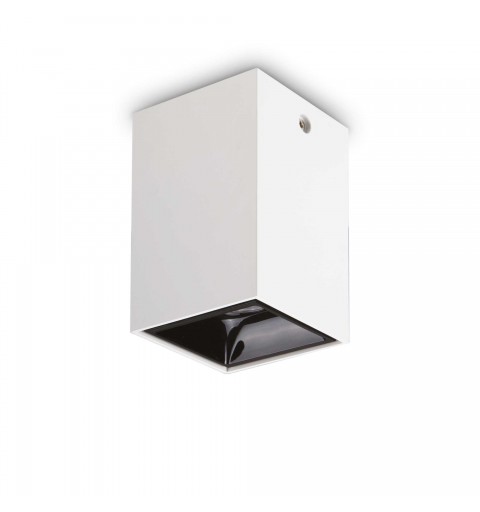 Ideal Lux NITRO PL SQUARE D10 BIANCO Mod. 319575 Lampada Da Soffitto 1 Luce