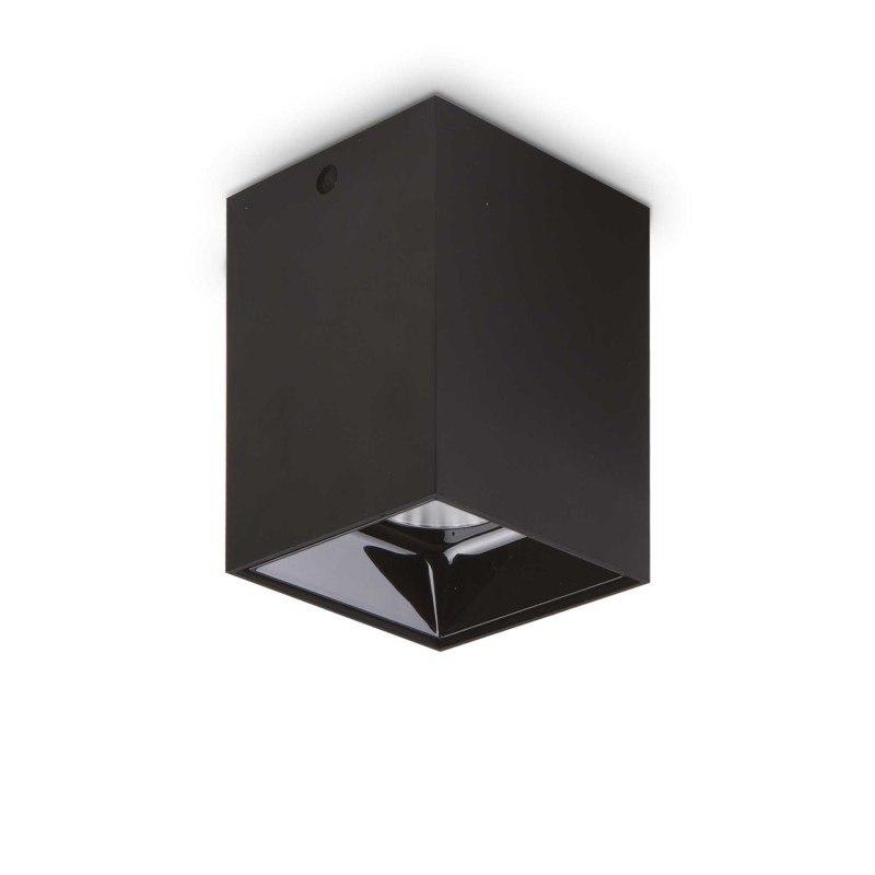 Ideal Lux NITRO PL SQUARE D10 NERO Mod. 319582 Lampada Da Soffitto 1 Luce