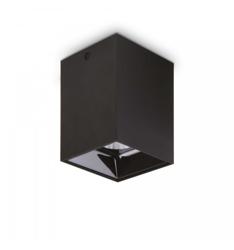 Ideal Lux NITRO PL SQUARE D10 NERO Mod. 319582 Lampada Da Soffitto 1 Luce