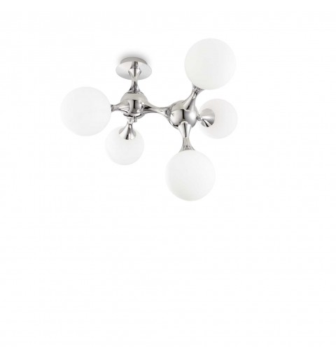 Ideal Lux NODI PL5 BIANCO Mod. 073712 Lampada Da Soffitto 5 Luci