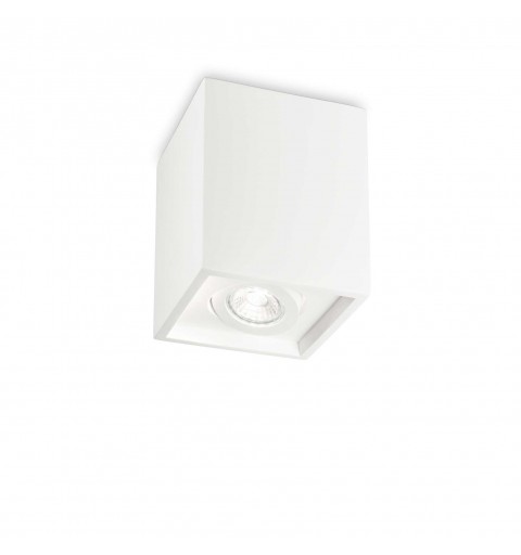 Ideal Lux OAK PL1 SQUARE BIANCO Mod. 150468 Lampada Da Soffitto 1 Luce