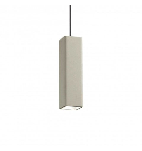 Ideal Lux OAK SP1 SQUARE CEMENTO Mod. 150673 Lampada A Sospensione 1 Luce