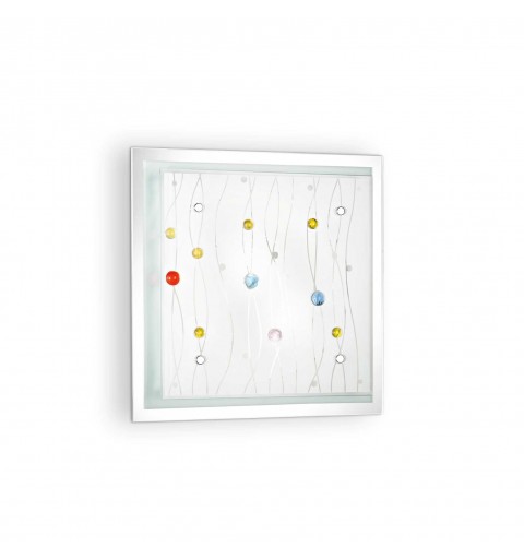 Ideal Lux OCEAN PL2 COLOR Mod. 091006 Lampada Da Soffitto 2 Luci