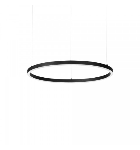 Ideal Lux ORACLE SLIM SP D050 ROUND 3000K ON-OFF BK Mod. 229492 Lampada A Sospensione 1 Luce