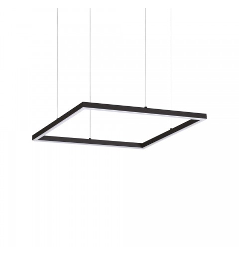 Ideal Lux ORACLE SLIM SP D050 SQUARE 3000K ON-OFF BK Mod. 259161 Lampada A Sospensione 1 Luce