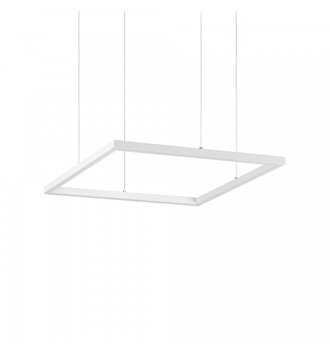 Ideal Lux ORACLE SLIM SP D050 SQUARE 3000K ON-OFF WH Mod. 259154 Lampada A Sospensione 1 Luce