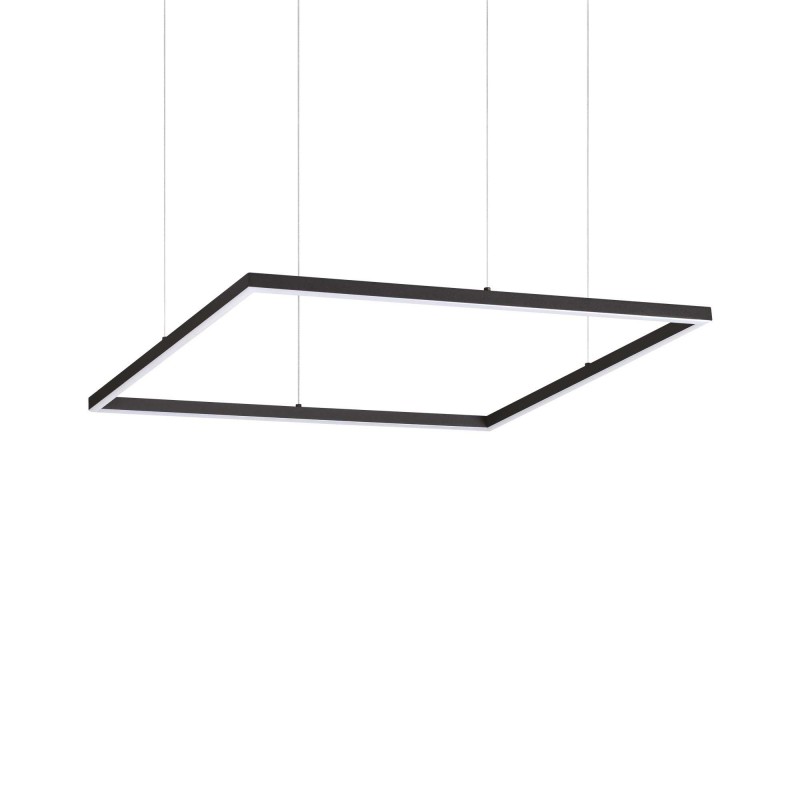 Ideal Lux ORACLE SLIM SP D070 SQUARE 3000K ON-OFF BK Mod. 259185 Lampada A Sospensione 1 Luce