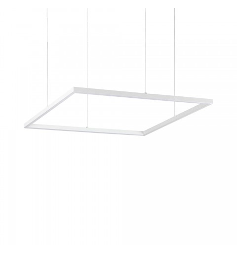 Ideal Lux ORACLE SLIM SP D070 SQUARE 3000K ON-OFF WH Mod. 259178 Lampada A Sospensione 1 Luce