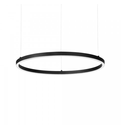 Ideal Lux ORACLE SLIM SP D090 ROUND 3000K ON-OFF BK Mod. 229508 Lampada A Sospensione 1 Luce