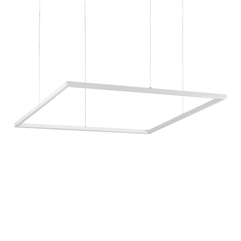 Ideal Lux ORACLE SLIM SP D090 SQUARE 3000K ON-OFF WH Mod. 259192 Lampada A Sospensione 1 Luce