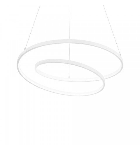 Ideal Lux OZ SP D80 ON-OFF BIANCO Mod. 253664 Lampada A Sospensione 1 Luce