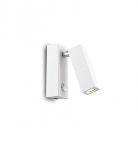 Ideal Lux PAGE AP SQUARE BIANCO Mod. 142258 Lampada Da Parete 1 Luce