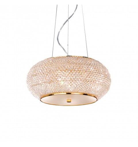 Ideal Lux PASHA' SP6 ORO Mod. 082172 Lampada A Sospensione 6 Luci