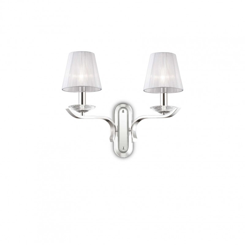 Ideal Lux PEGASO AP2 BIANCO Mod. 059211 Lampada Da Parete 2 Luci