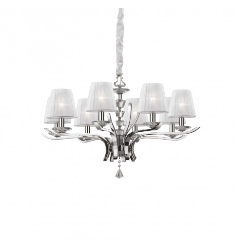 Ideal Lux PEGASO SP8 BIANCO Mod. 059242 Lampada A Sospensione 8 Luci