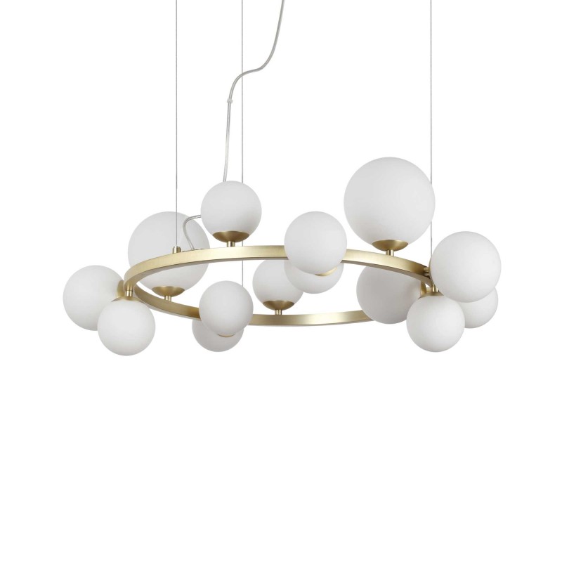 Ideal Lux PERLAGE SP14 BIANCO Mod. 283814 Lampada A Sospensione 14 Luci