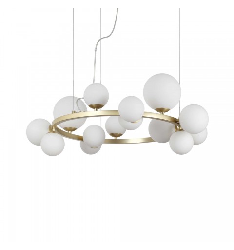 Ideal Lux PERLAGE SP14 BIANCO Mod. 283814 Lampada A Sospensione 14 Luci