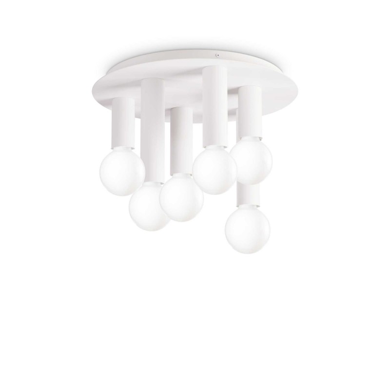 Ideal Lux PETIT PL6 BIANCO Mod. 327983 Lampada Da Soffitto 6 Luci