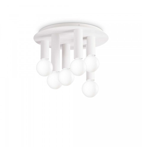 Ideal Lux PETIT PL6 BIANCO Mod. 327983 Lampada Da Soffitto 6 Luci