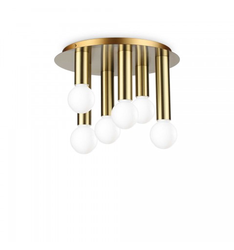 Ideal Lux PETIT PL6 OTTONE Mod. 301532 Lampada Da Soffitto 6 Luci