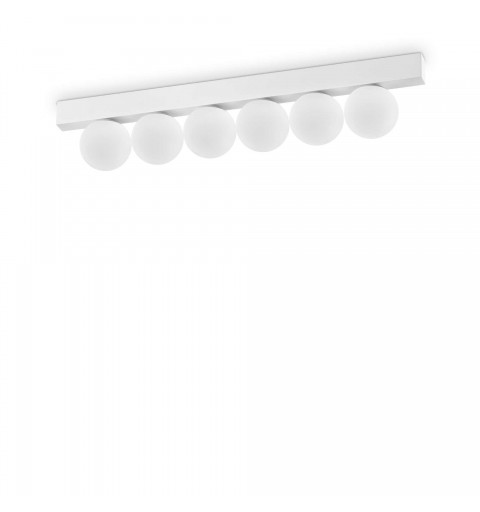 Ideal Lux PING PONG PL6 BIANCO Mod. 328256 Lampada Da Soffitto 6 Luci