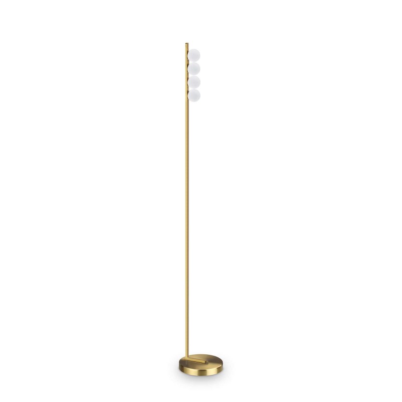 Ideal Lux PING PONG PT4 OTTONE Mod. 328324 Lampada Da Terra 4 Luci