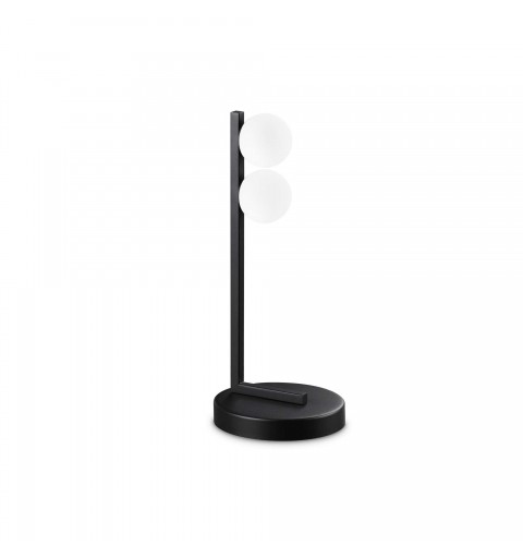 Ideal Lux PING PONG TL2 NERO Mod. 313320 Lampada Da Tavolo 2 Luci