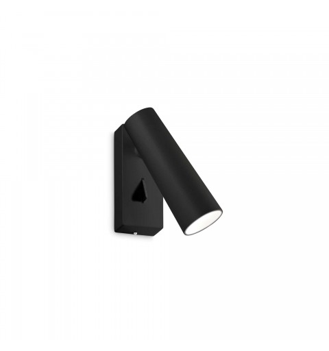 Ideal Lux PIPE AP NERO Mod. 281001 Lampada Da Parete 1 Luce