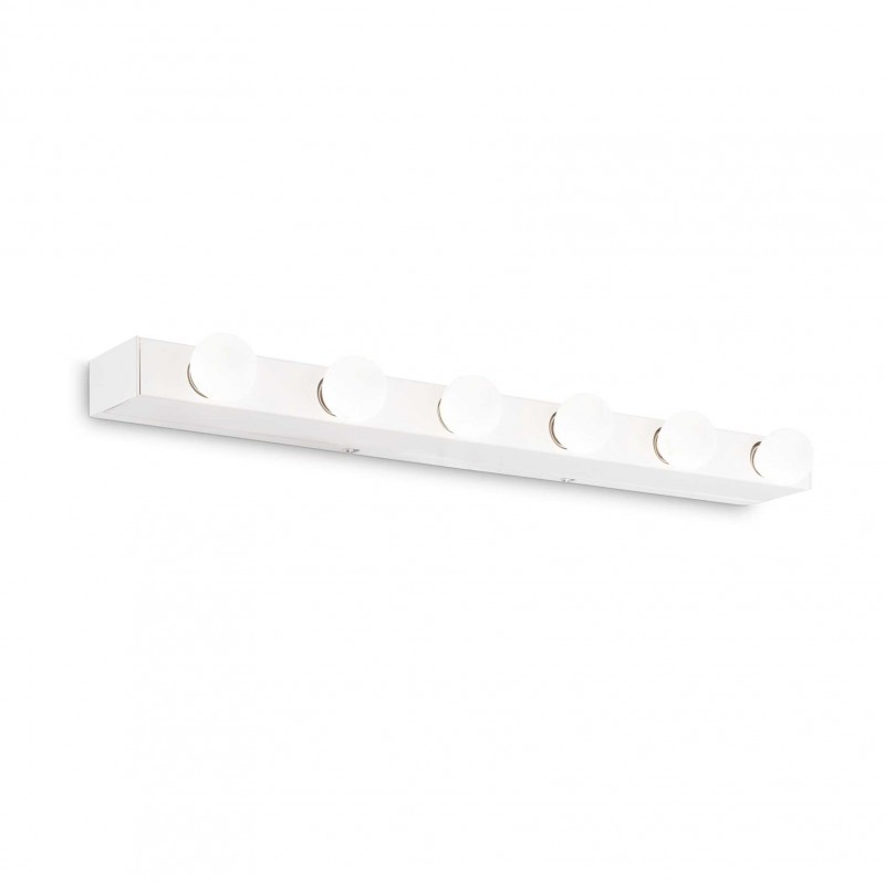 Ideal Lux PRIVE' AP6 BIANCO Mod. 159423 Lampada Da Parete 6 Luci