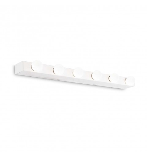 Ideal Lux PRIVE' AP6 BIANCO Mod. 159423 Lampada Da Parete 6 Luci