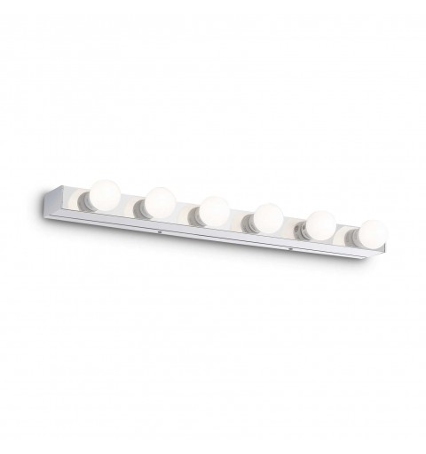 Ideal Lux PRIVE' AP6 CROMO Mod. 045627 Lampada Da Parete 6 Luci