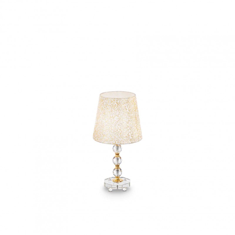 Ideal Lux QUEEN TL1 MEDIUM Mod. 077741 Lampada Da Tavolo 1 Luce