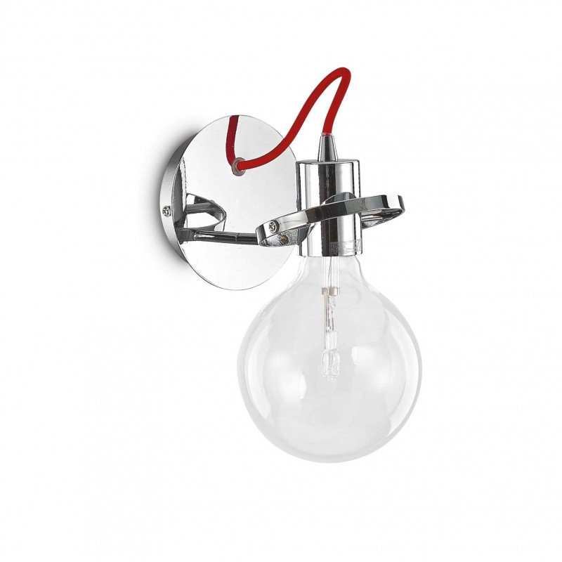 Ideal Lux RADIO AP1 CROMO Mod. 119427 Lampada Da Parete 1 Luce