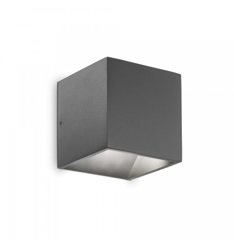 Ideal Lux RUBIK AP ANTRACITE 3000K Mod. 247083 Lampada Da Parete 1 Luce