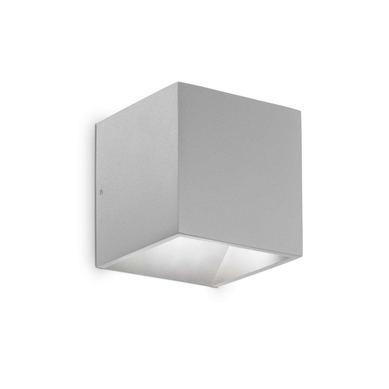 Ideal Lux RUBIK AP GRIGIO 4000K Mod. 326856 Lampada Da Parete 1 Luce