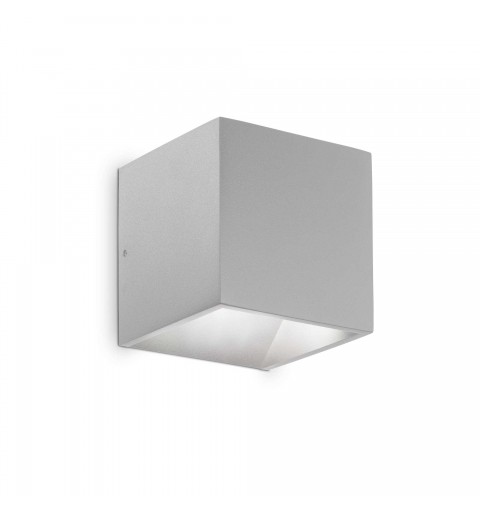 Ideal Lux RUBIK AP GRIGIO 4000K Mod. 326856 Lampada Da Parete 1 Luce