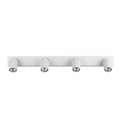 Ideal Lux RUDY PL4 ROUND BIANCO Mod. 229089 Lampada Da Soffitto 4 Luci