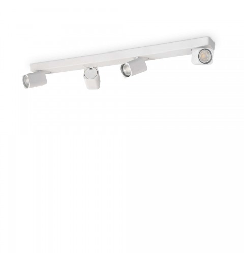 Ideal Lux RUDY PL4 SQUARE BIANCO Mod. 294827 Lampada Da Soffitto 4 Luci