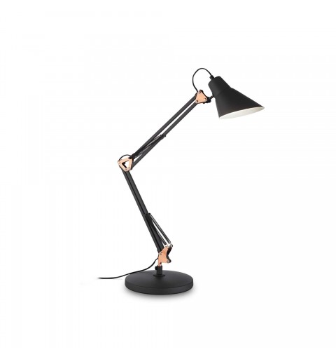 Ideal Lux SALLY TL1 NERO RAME Mod. 061160 Lampada Da Tavolo 1 Luce