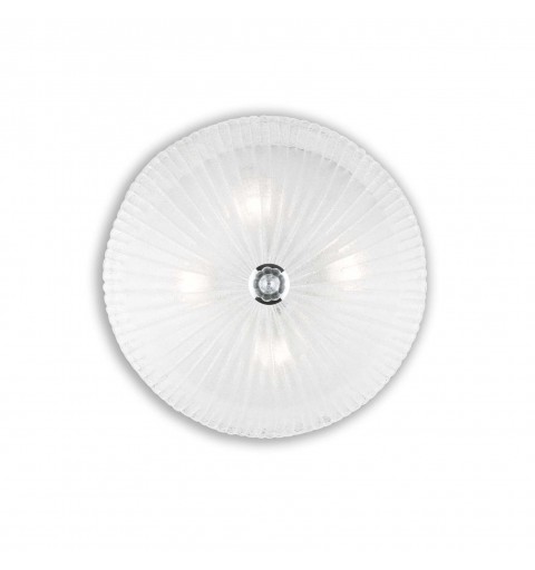 Ideal Lux SHELL PL4 TRASPARENTE Mod. 008615 Lampada Da Soffitto 4 Luci