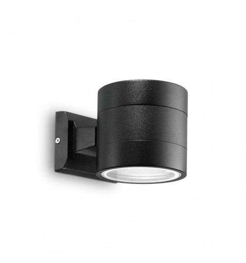 Ideal Lux SNIF AP1 ROUND NERO Mod. 061450 Lampada Da Parete 1 Luce