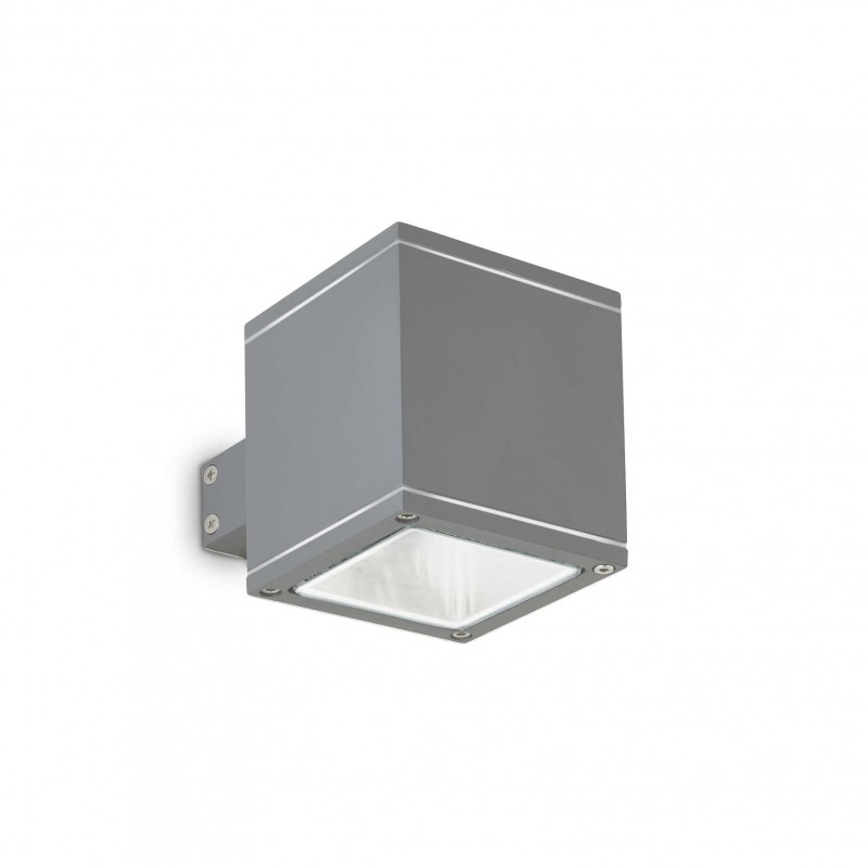 Ideal Lux SNIF AP1 SQUARE ANTRACITE Mod. 121963 Lampada Da Parete 1 Luce