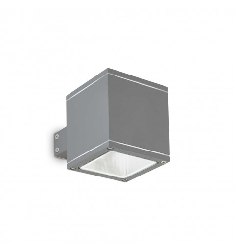 Ideal Lux SNIF AP1 SQUARE ANTRACITE Mod. 121963 Lampada Da Parete 1 Luce