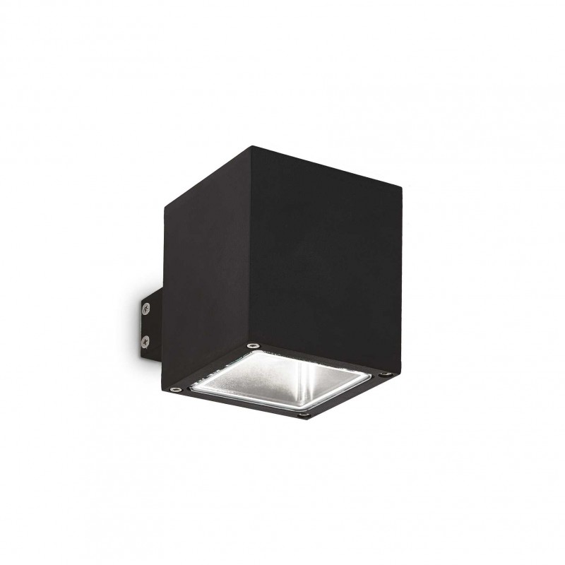 Ideal Lux SNIF AP1 SQUARE NERO Mod. 123080 Lampada Da Parete 1 Luce