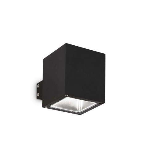 Ideal Lux SNIF AP1 SQUARE NERO Mod. 123080 Lampada Da Parete 1 Luce