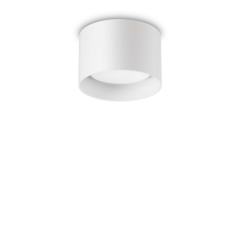 Ideal Lux SPIKE PL1 ROUND BIANCO Mod. 277417 Lampada Da Soffitto 1 Luce