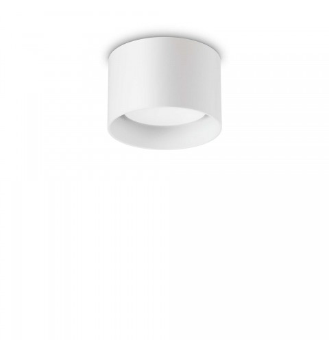 Ideal Lux SPIKE PL1 ROUND BIANCO Mod. 277417 Lampada Da Soffitto 1 Luce