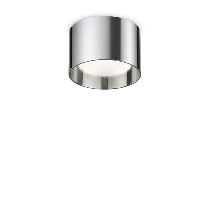 Ideal Lux SPIKE PL1 ROUND CROMO Mod. 310886 Lampada Da Soffitto 1 Luce